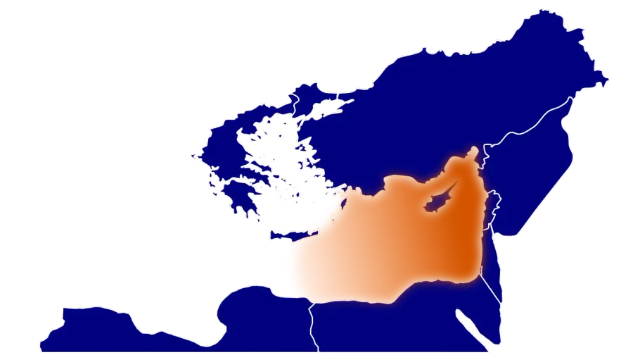 The Levantine Sea card
