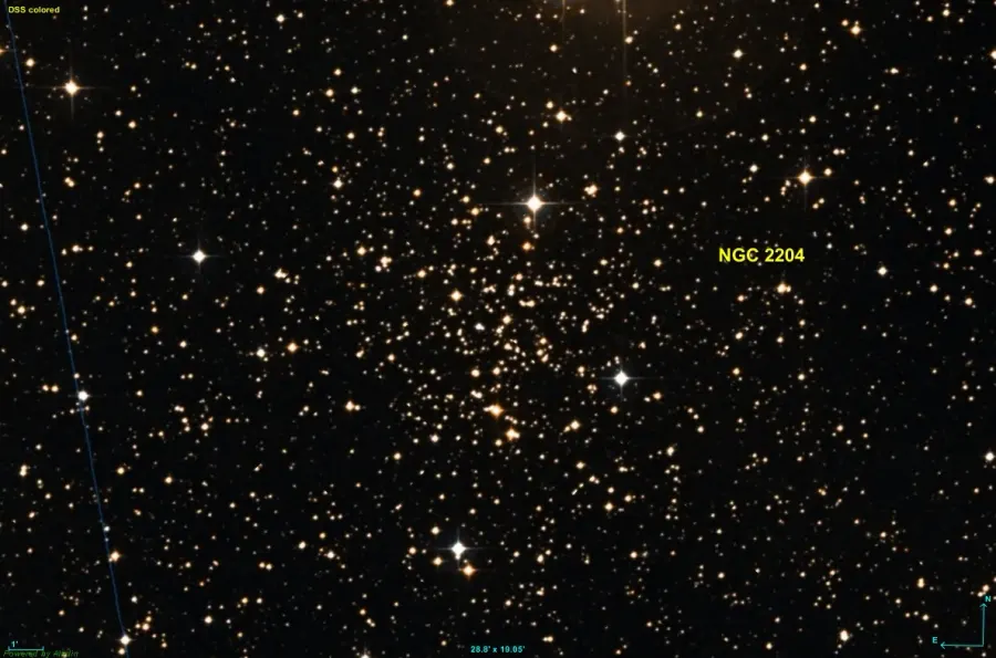 The NGC 2204 card
