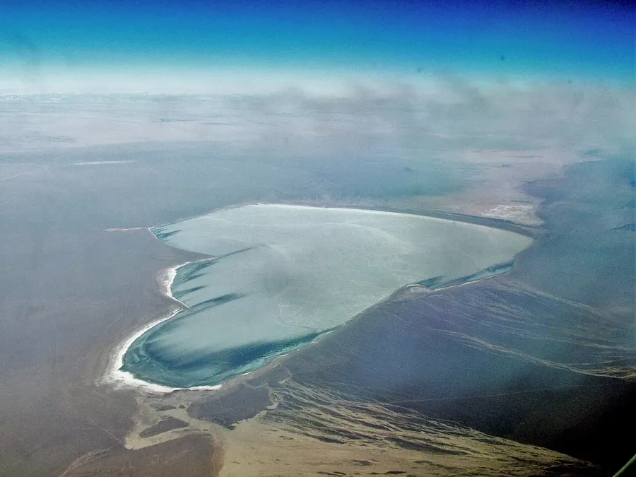 La carte Lac Böön Tsagaan