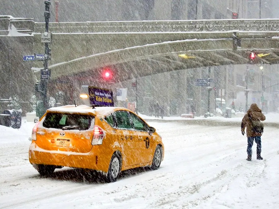 The Winter storm card