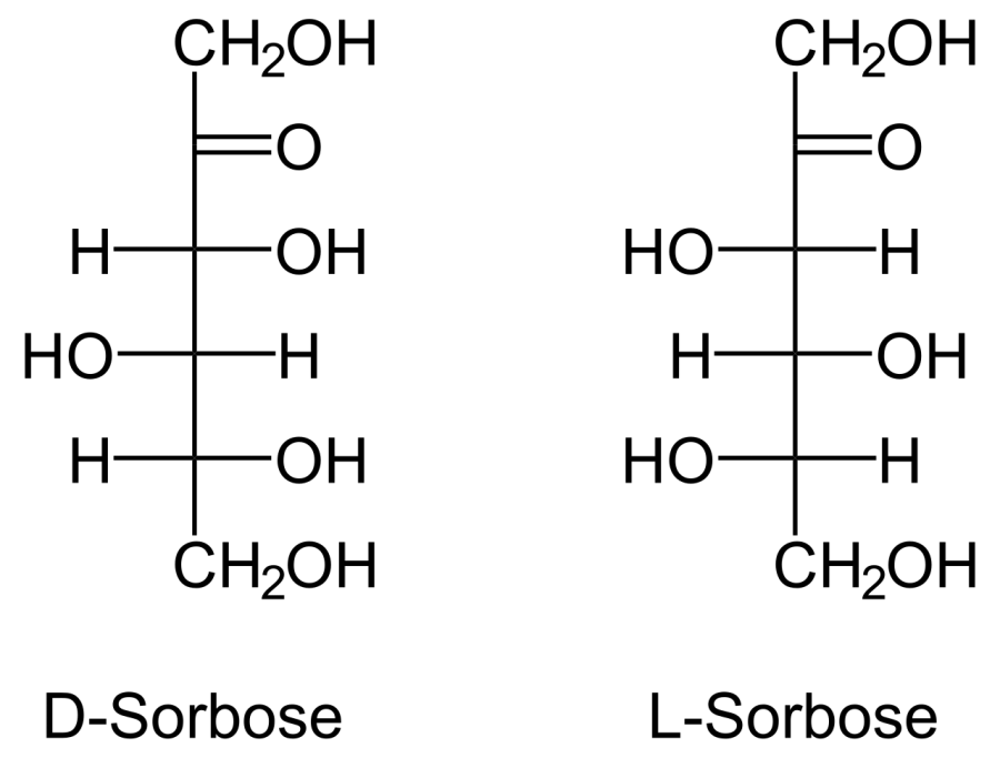 La carte Sorbose