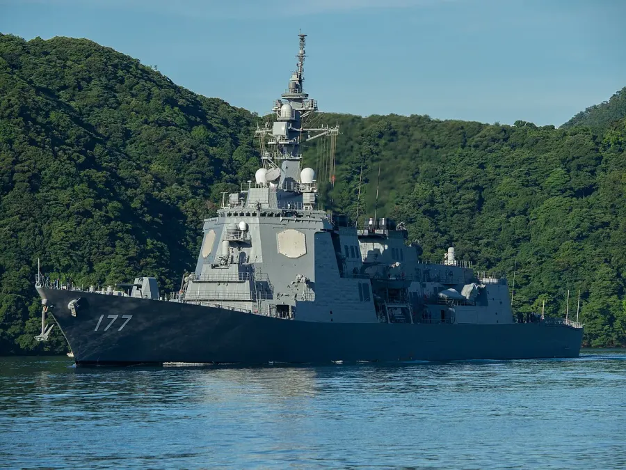 La carte Classe Atago