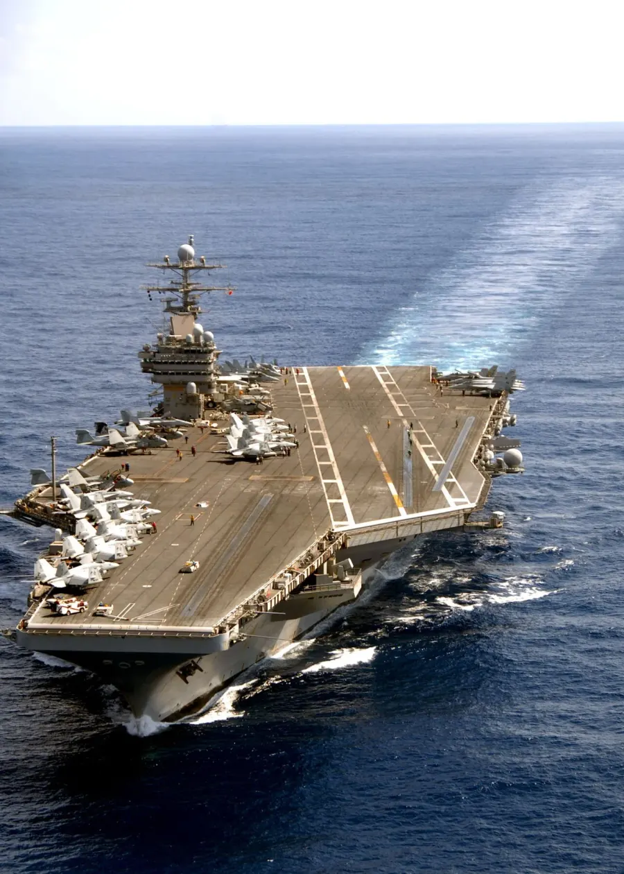 The USS Theodore Roosevelt card