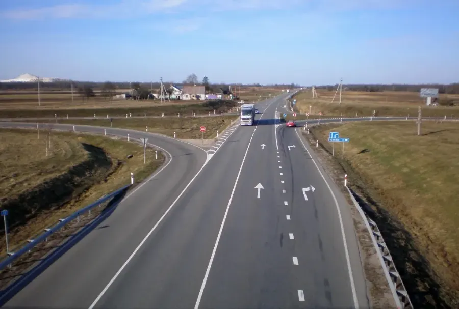 La carte Route européenne 67