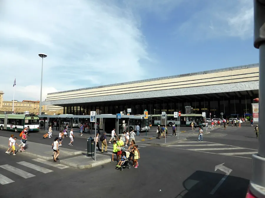 The Roma Termini railway station card