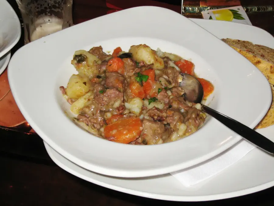 La carte Irish stew