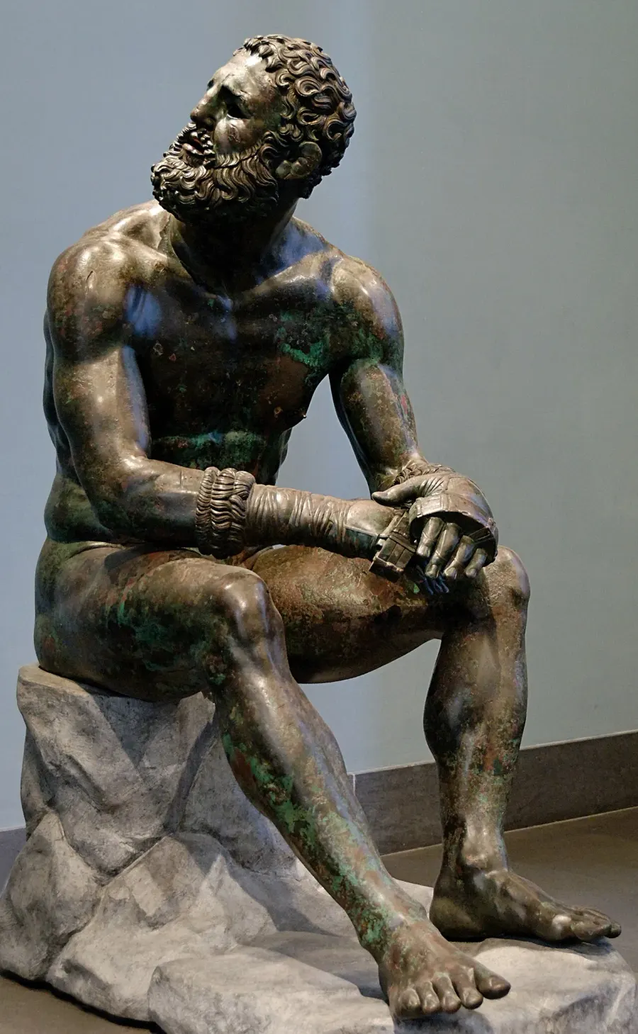 The Ancient Greek boxing card