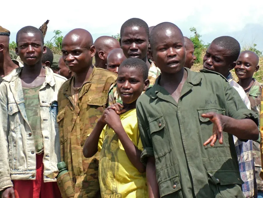 La carte Deuxième guerre du Congo