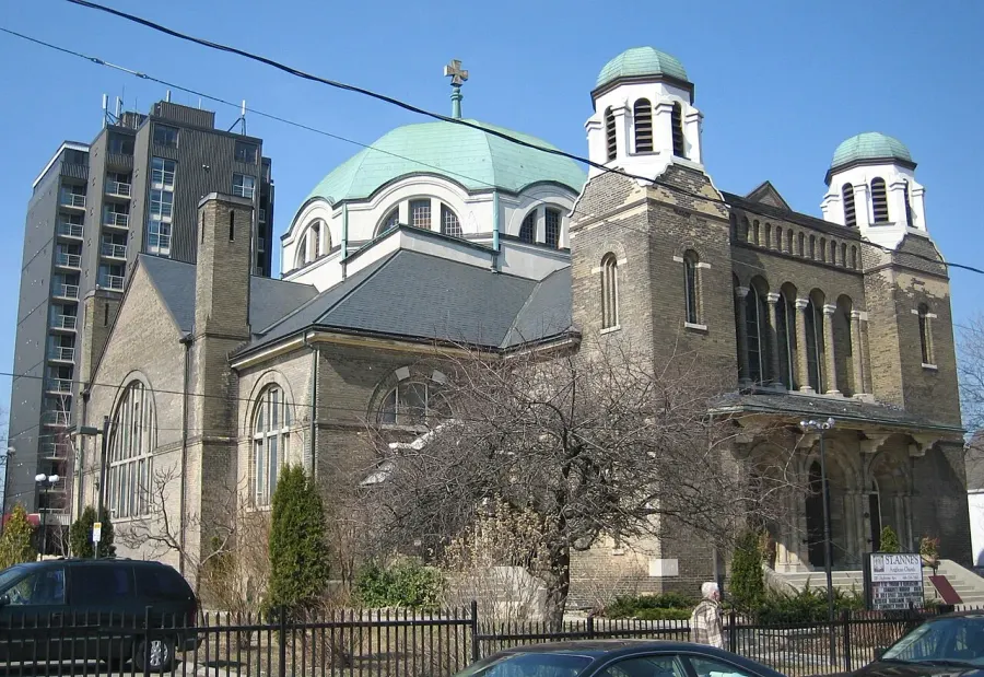 La carte Église Sainte-Anne de Toronto