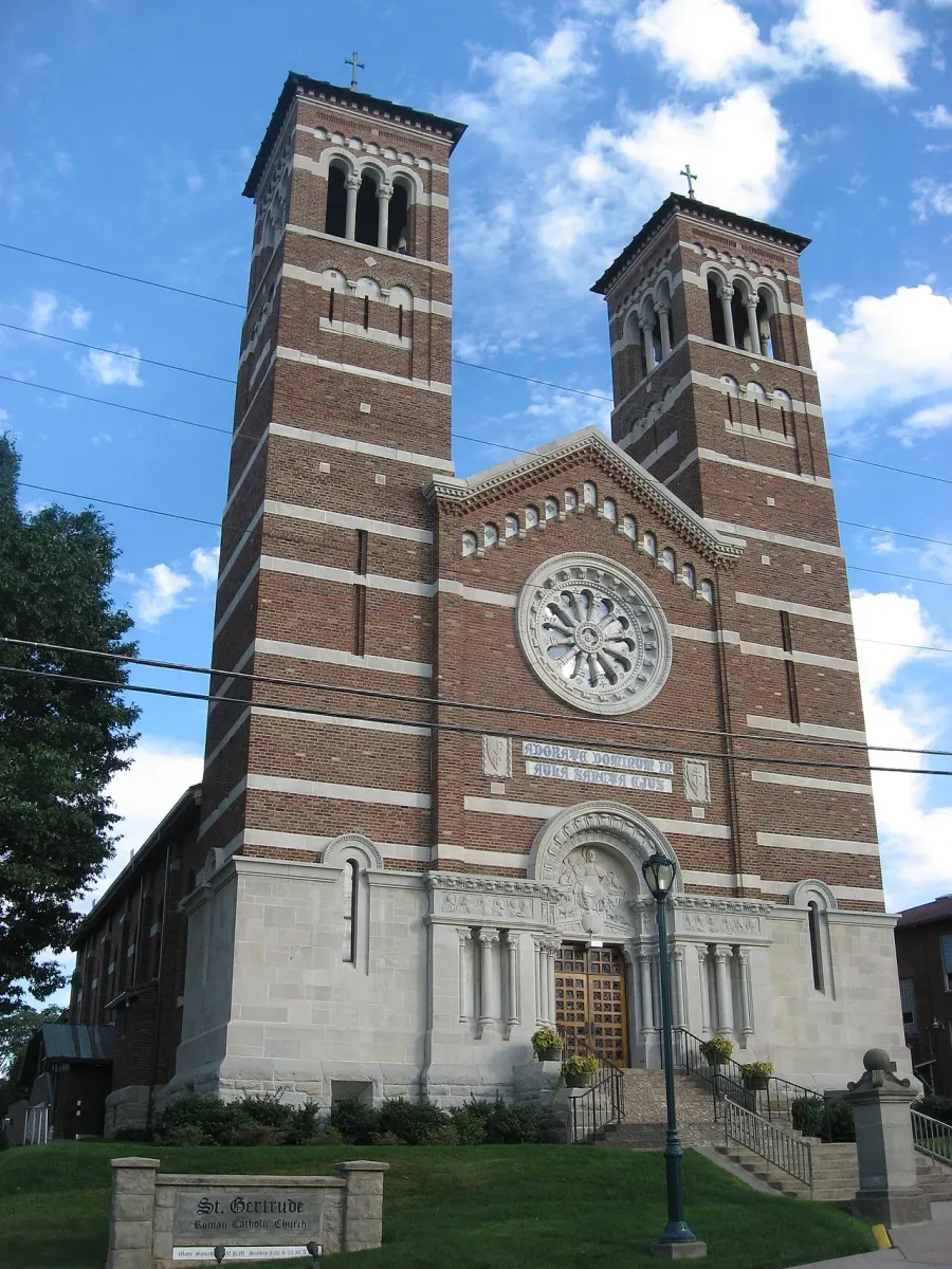 La carte Église Sainte-Gertrude de Vandergrift