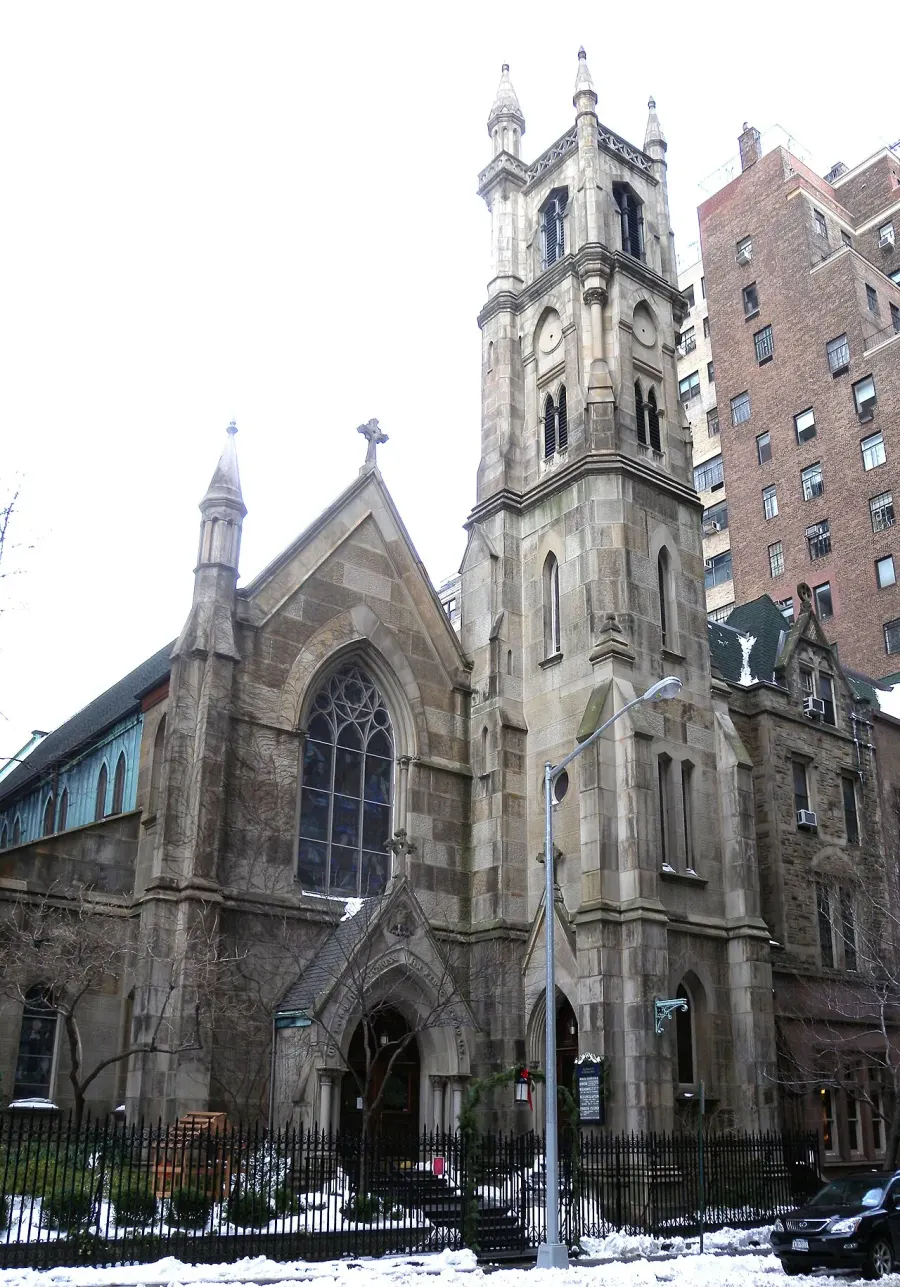 La carte Église Saint-Thomas-More de New York