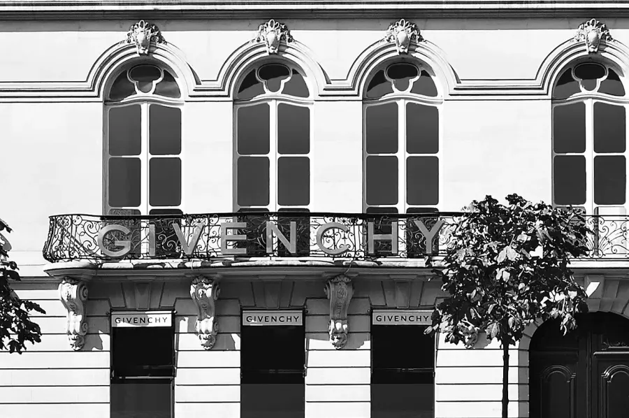 La carte Givenchy