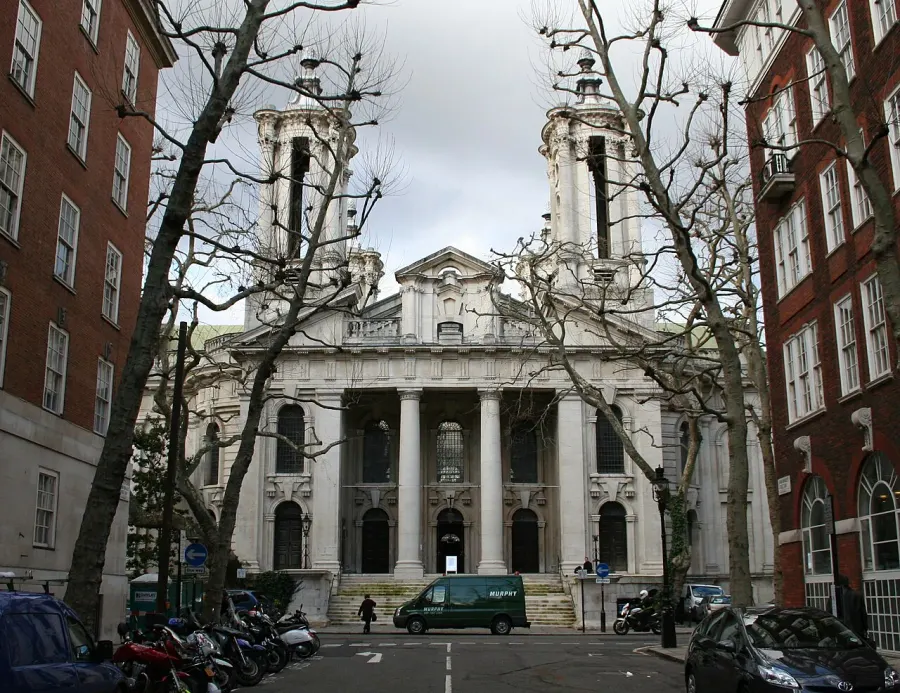 La carte St John's Smith Square