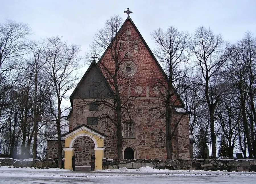 The St. Mary's Church, Turku card