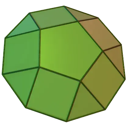 The Pentagonal cupola card