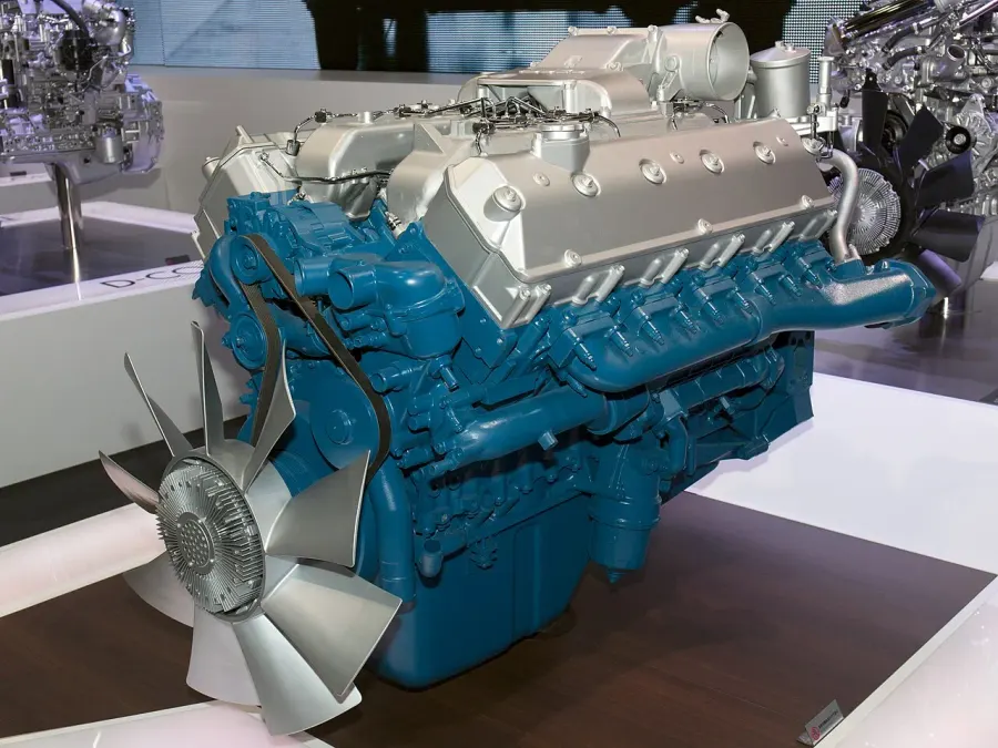 The V10 engine card