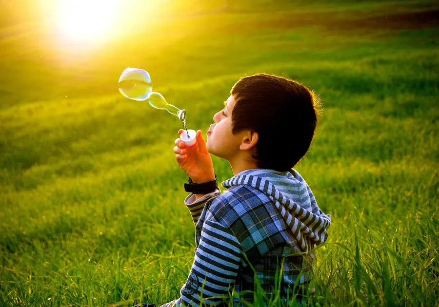 The Soap bubble card