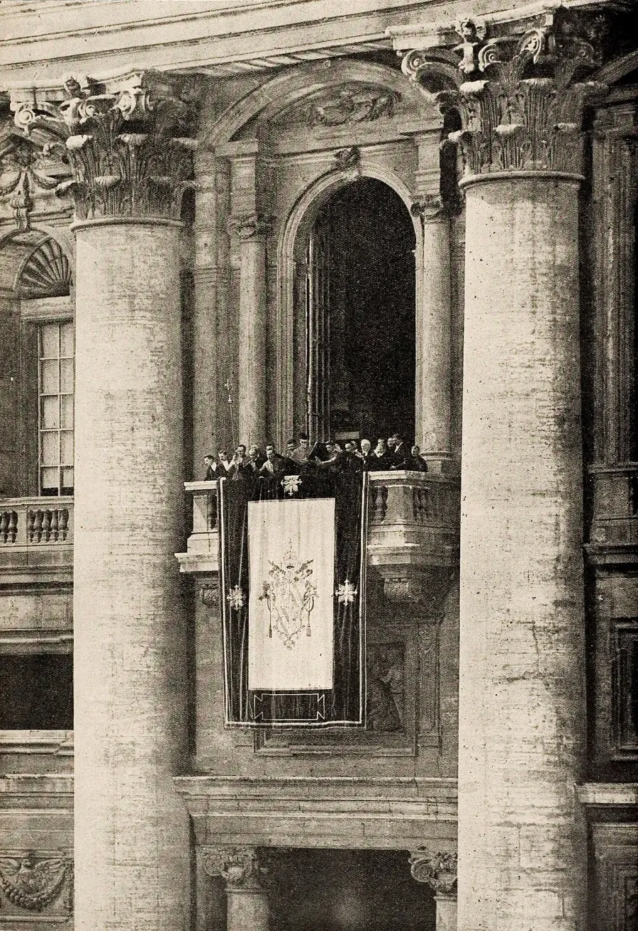 La carte Conclave de 1914