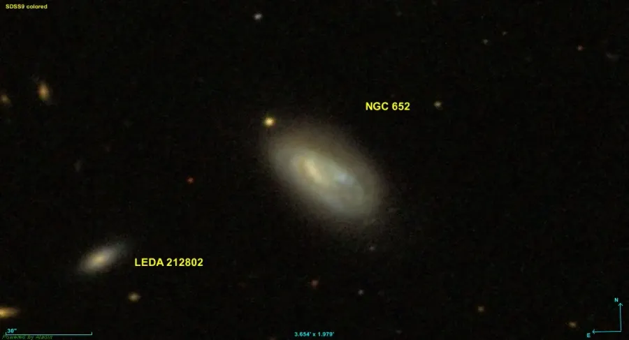 The NGC 652 card