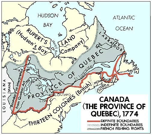 La carte Acte de Québec