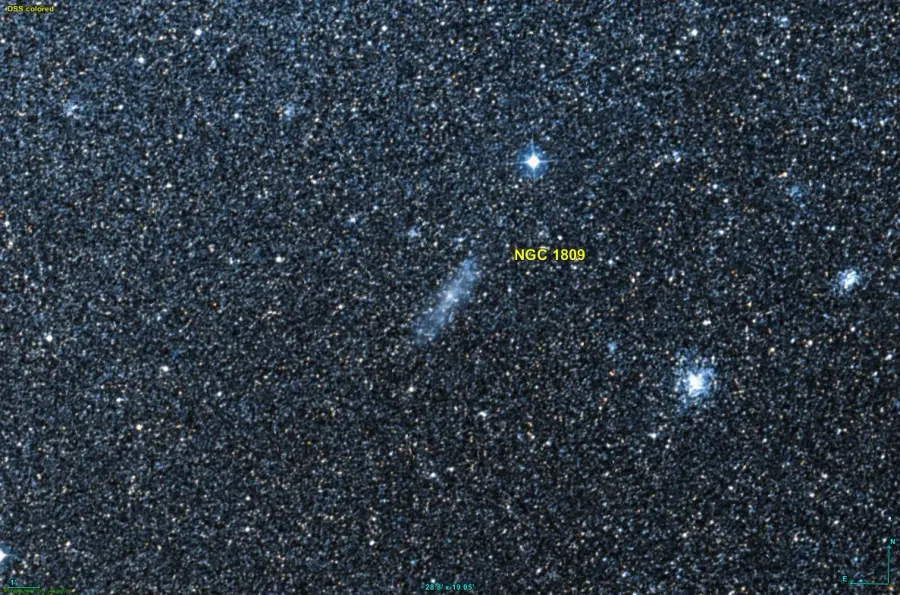 La carte NGC 1809
