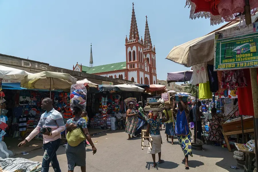 La carte Cathédrale du Sacré-Cœur de Lomé