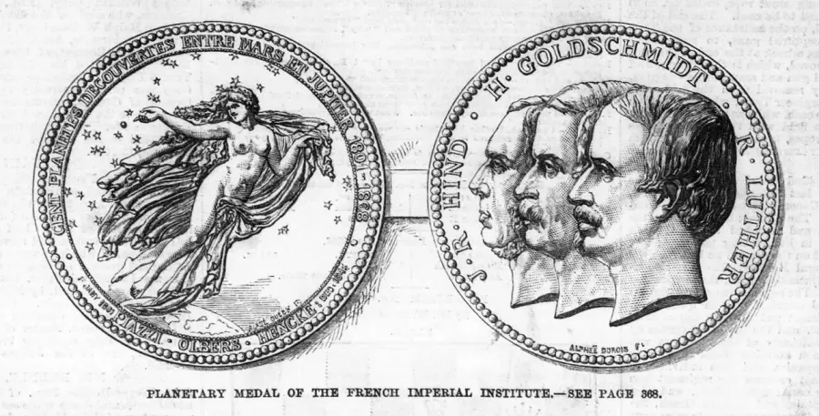 La carte Hermann Mayer Salomon Goldschmidt
