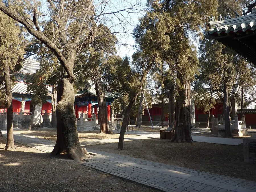 La carte Temple de Yan Hui