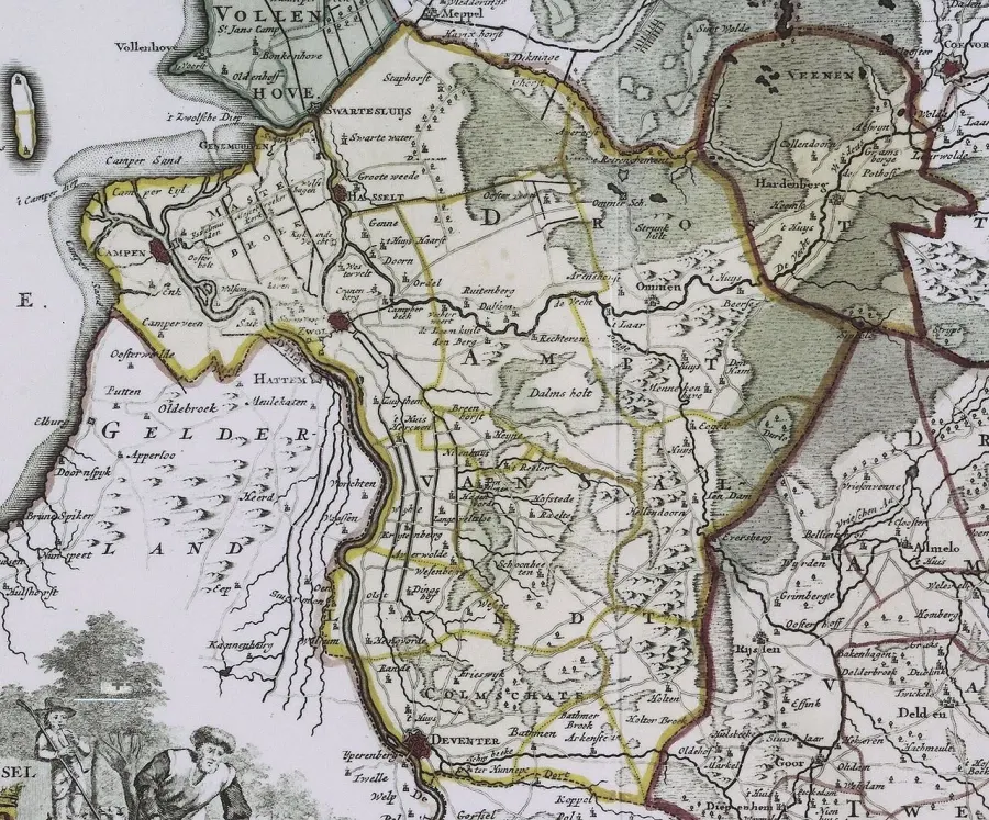 La carte Salland
