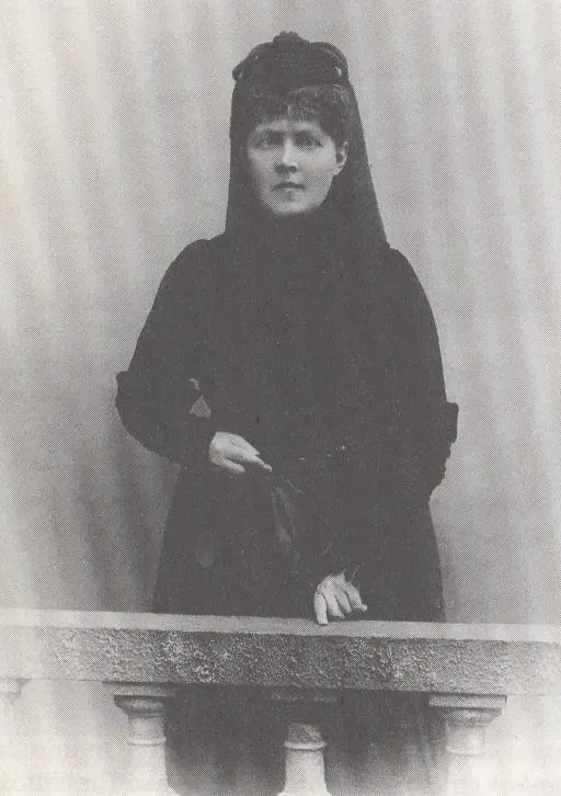 La carte Elisabeth Förster-Nietzsche