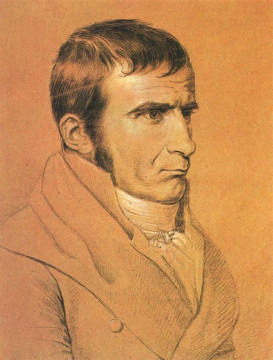 The Johann Gottfried Seume card
