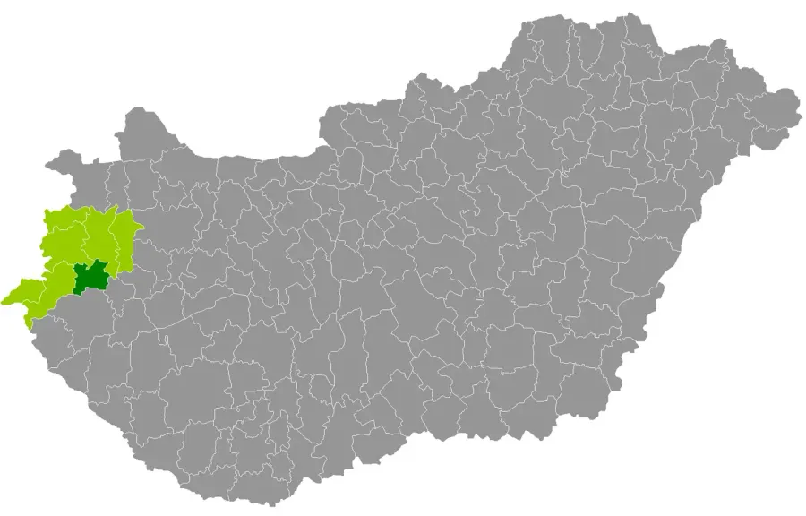 The Vasvár District card