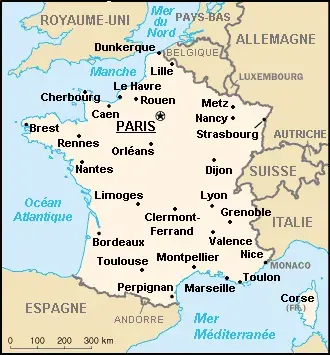 The History of France card