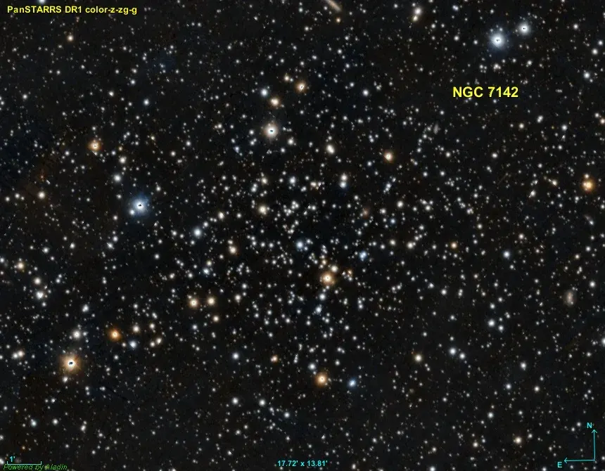 The NGC 7142 card