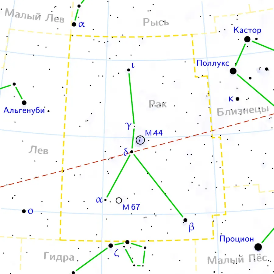 La carte Iota Cancri