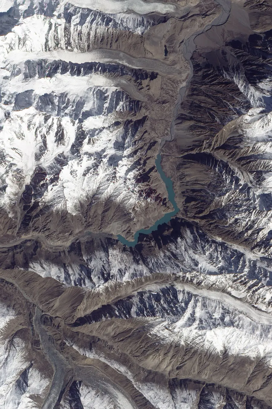 La carte Lac Attabad
