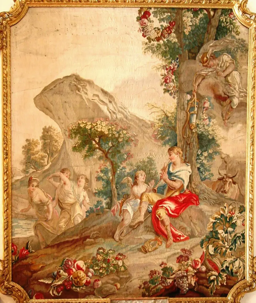 The Aubusson tapestry card