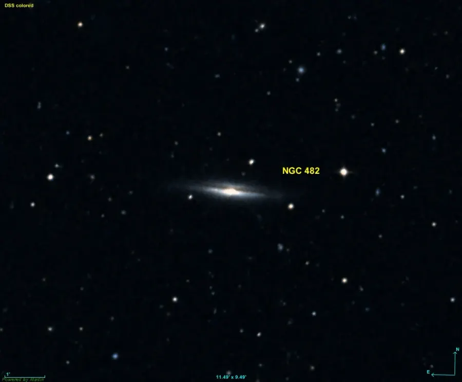 The NGC 482 card