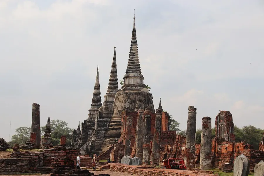 La carte Wat Phra Si Sanphet