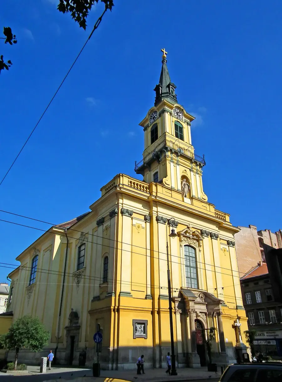 La carte Église Sainte-Thérèse-d'Ávila de Budapest