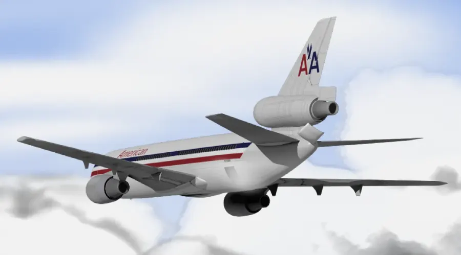 The American Airlines Flight 96 card