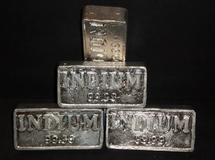 The Isotopes of indium card