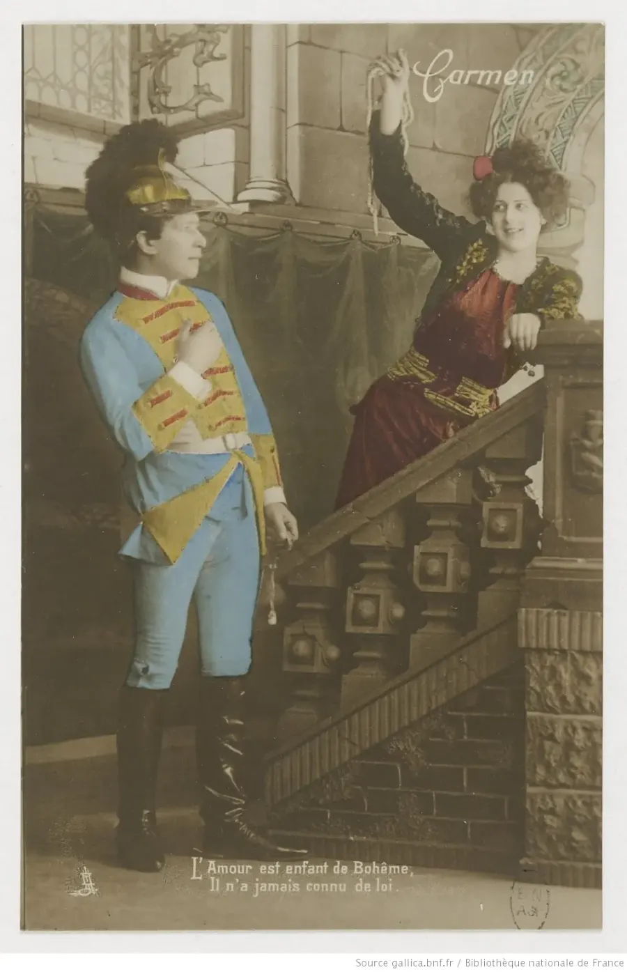 La carte Opéra-comique