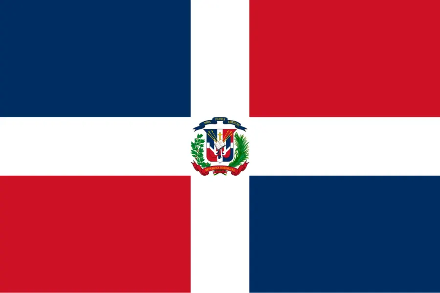 La carte République dominicaine
