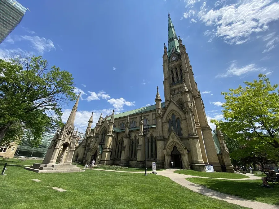La carte Cathédrale Saint-Jacques de Toronto