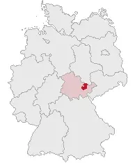 The Saale-Holzland-Kreis card