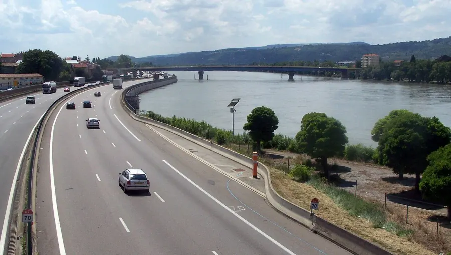 La carte Autoroute A7