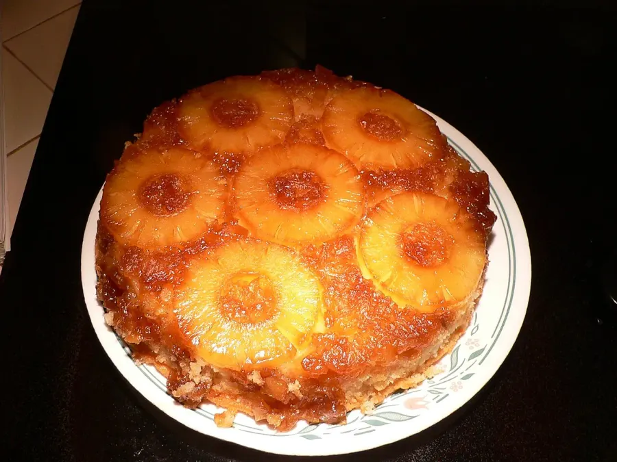 The Upside-down cake card