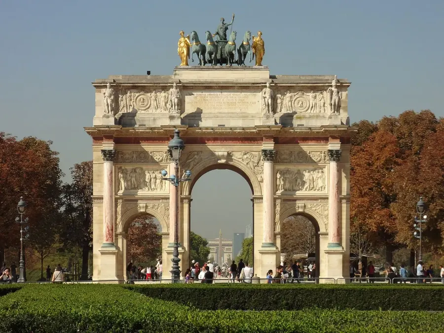 La carte Axe historique de Paris
