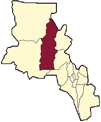 La carte Département de Belén